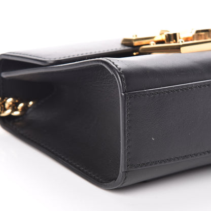 Gucci Calfskin Small Padlock Shoulder Bag Black 8 of 11