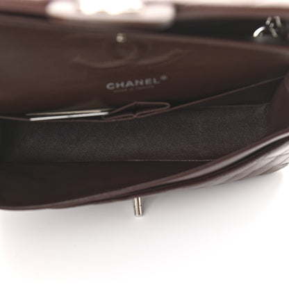 Chanel Caviar Quilted Medium Double Flap Burgundy 5 of 13