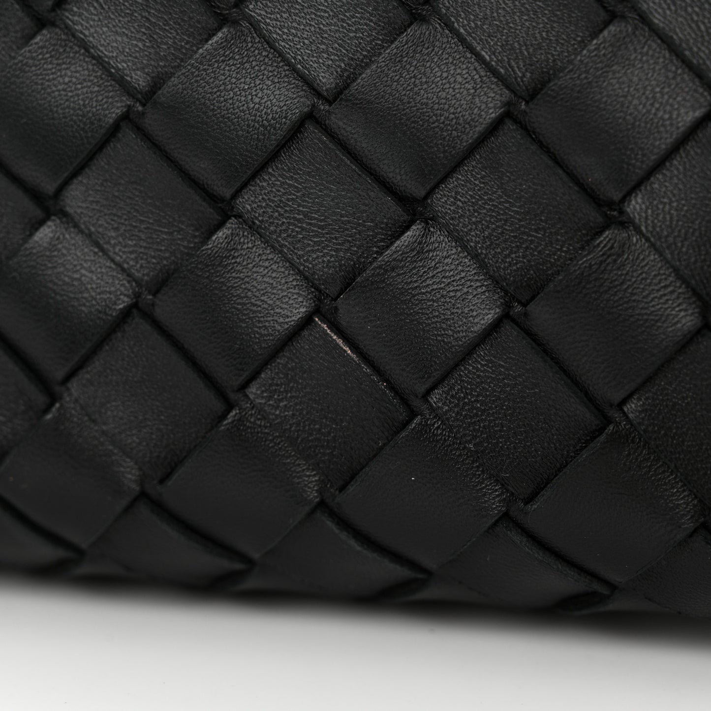 Nappa Intrecciato Small Andiamo Shoulder Bag Black