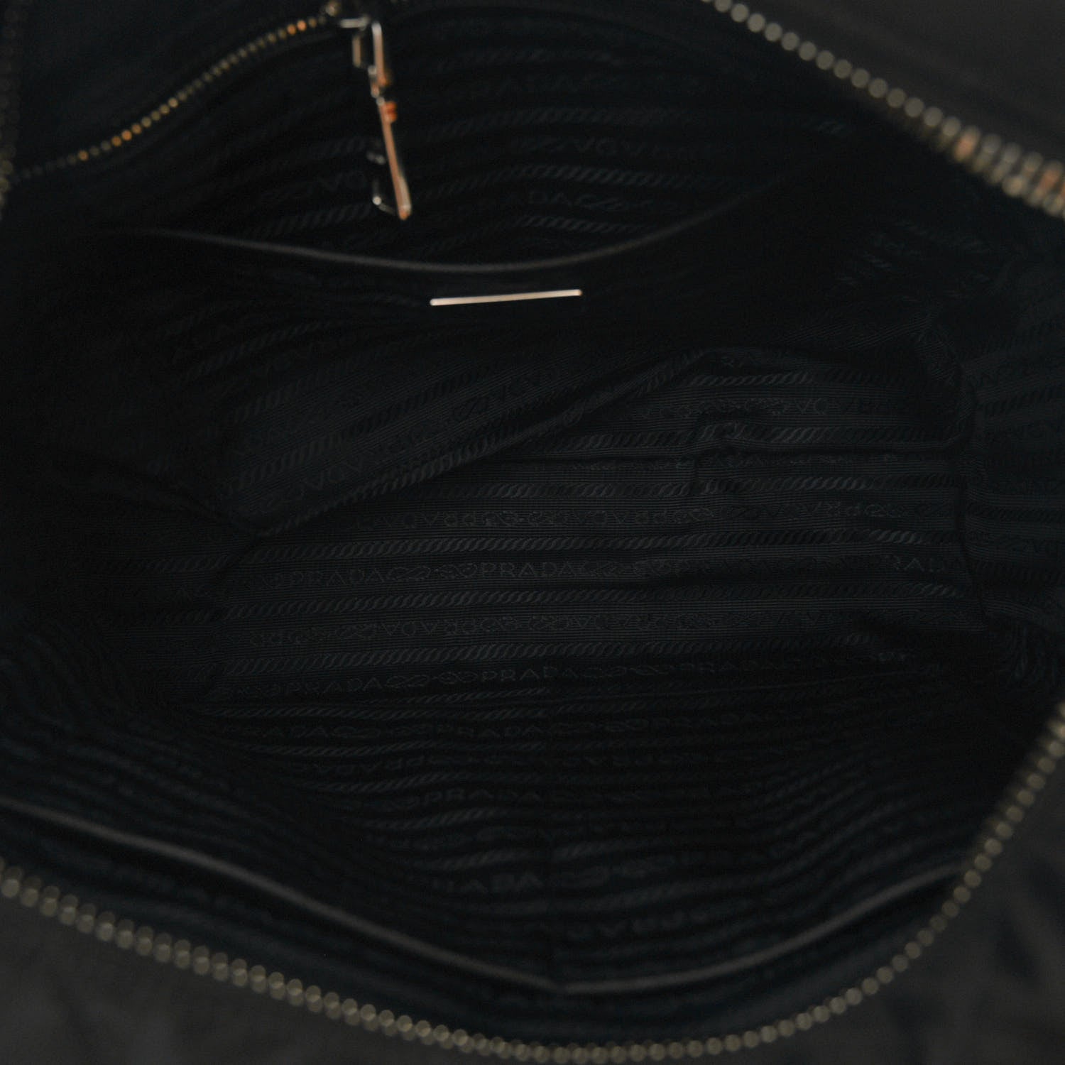 Prada Nylon Tessuto Impuntu Quilted Shoulder Bag Black 5 of 10
