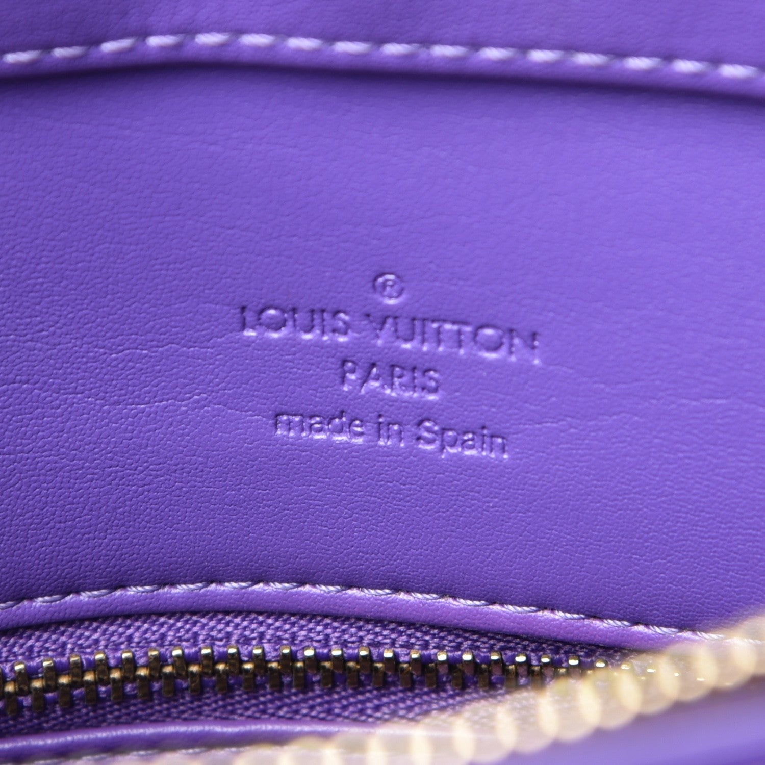 Louis Vuitton Vernis Houston Purple 6 of 12