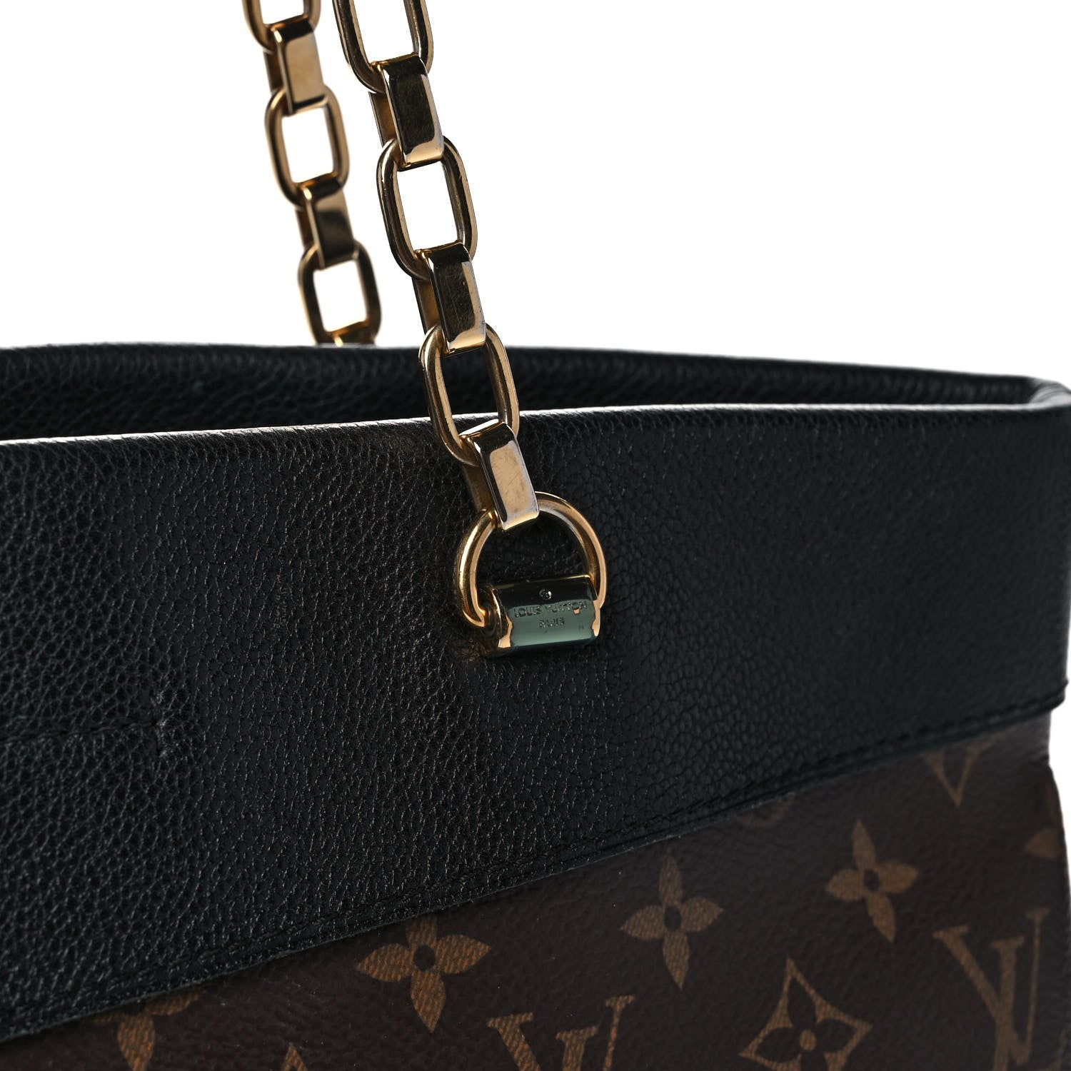 Louis Vuitton Monogram Pallas Shopper Black 9 of 11