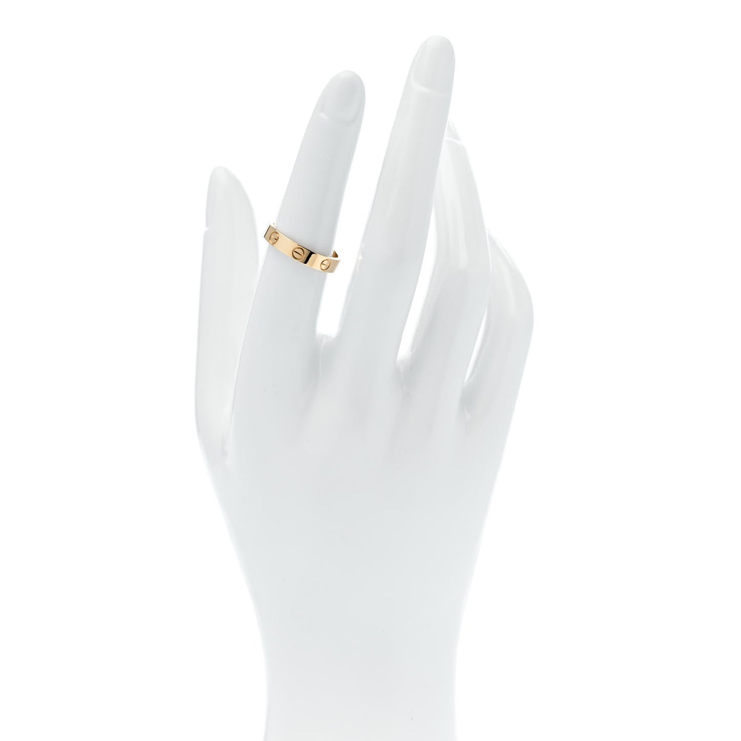 18K Yellow Gold 5.5mm LOVE Ring 53 6.5