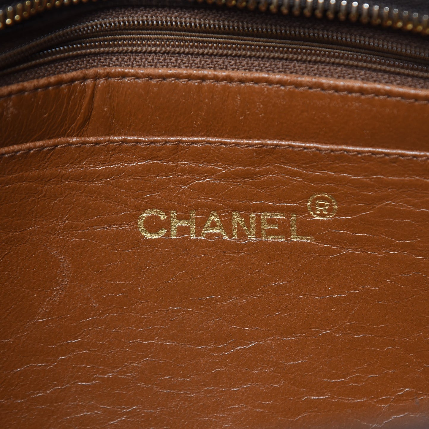 Lambskin Quilted Shoulder Bag Dark Brown