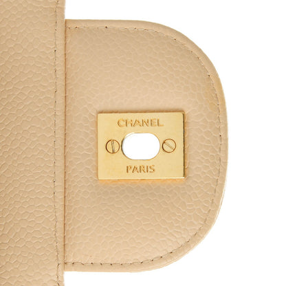 Chanel Caviar Quilted Jumbo Double Flap Beige Clair 7 of 11
