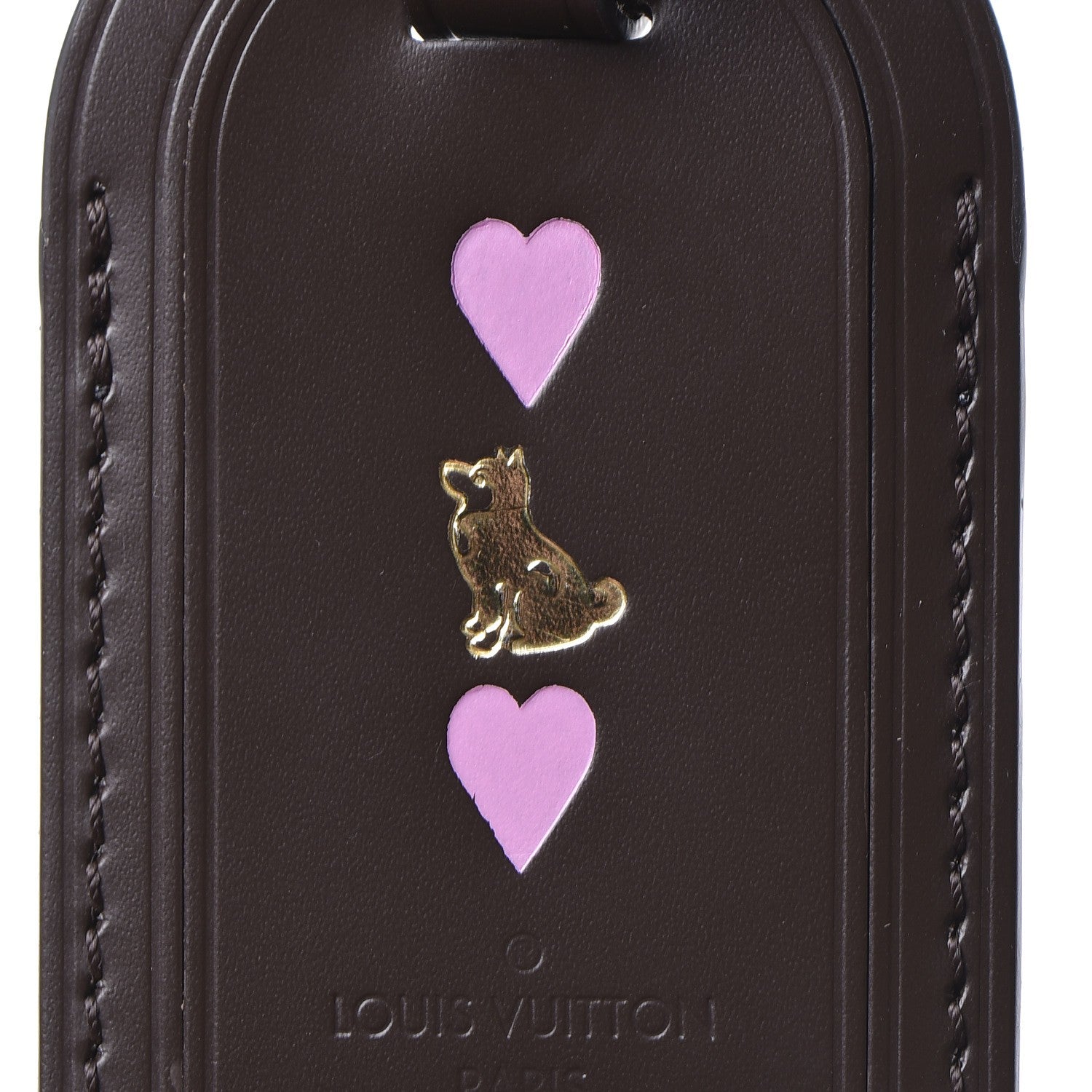 Louis Vuitton Calfskin Luggage Tag Ebene 4 of 4