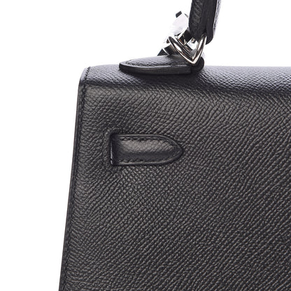Hermes Epsom Kelly Sellier 25 Black 11 of 38