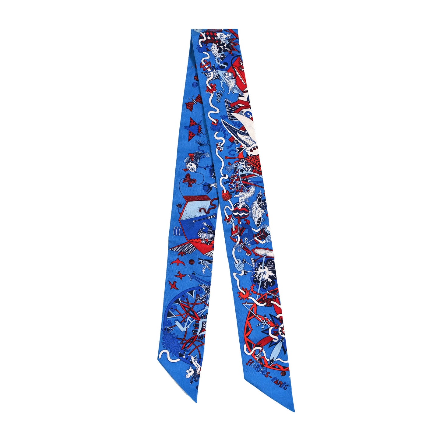 Silk La Folle Parade Twilly Bleu Gitane Rouge