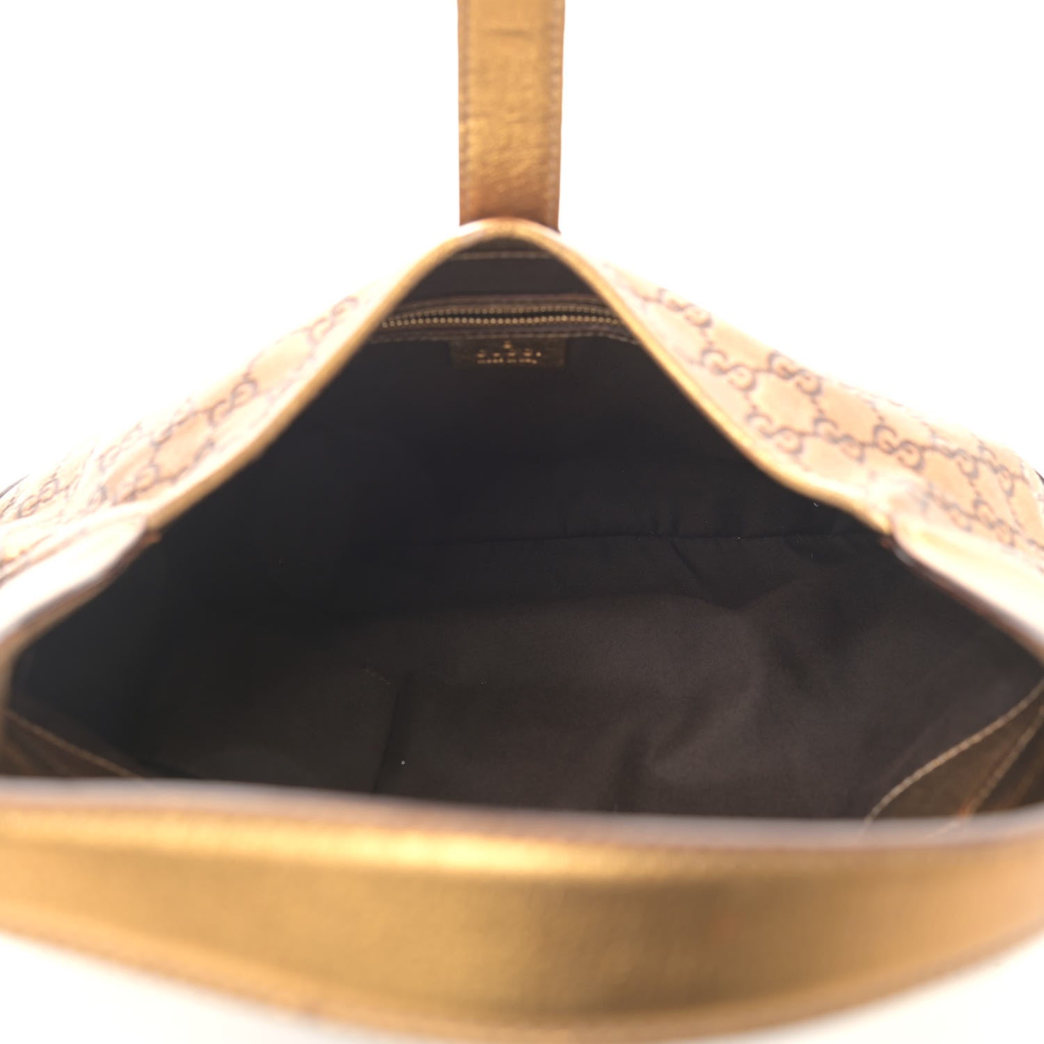 Gucci Metallic Guccissima Jackie O Bouvier Web Hobo 5 of 12