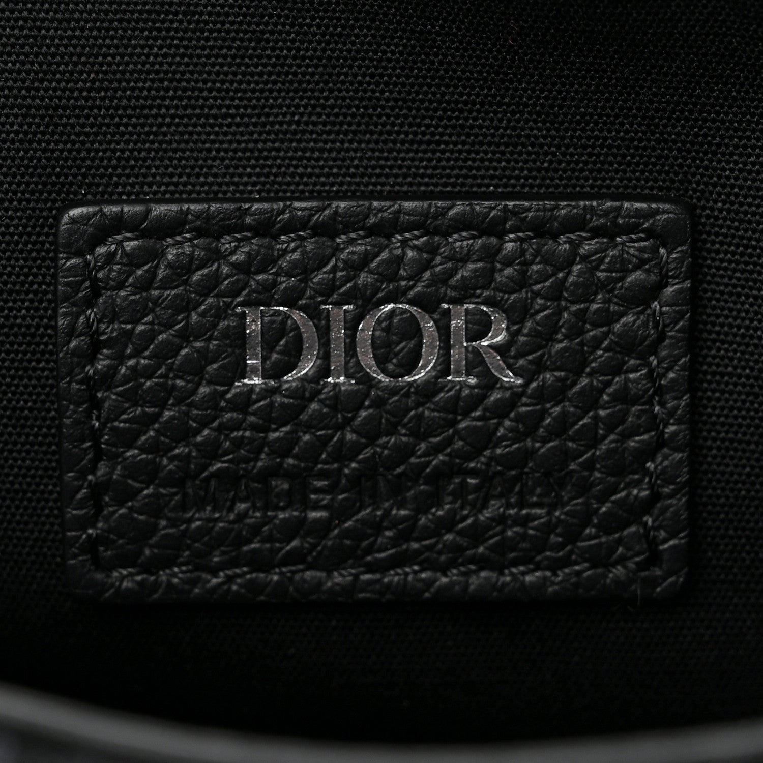 Christian Dior Oblique Saddle Messenger Pouch Black 6 of 10