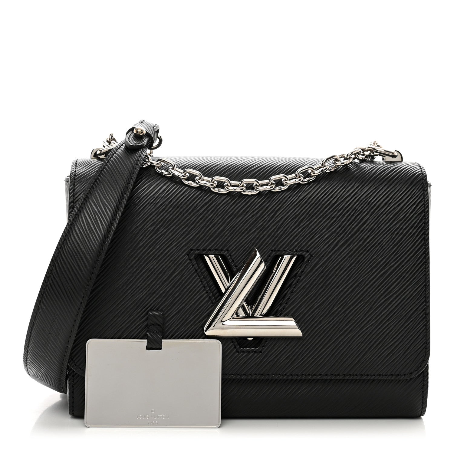 Louis Vuitton Epi Twist Shoulder Bag MM Black 1 of 9