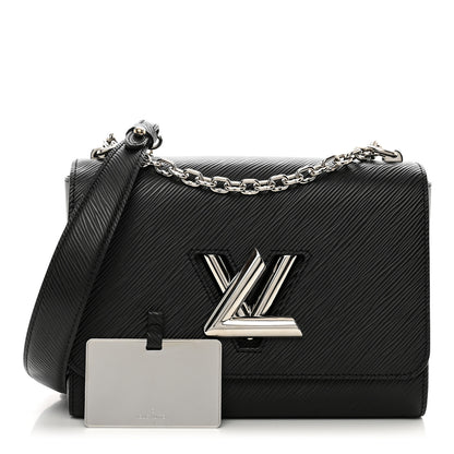 Louis Vuitton Epi Twist Shoulder Bag MM Black 1 of 9