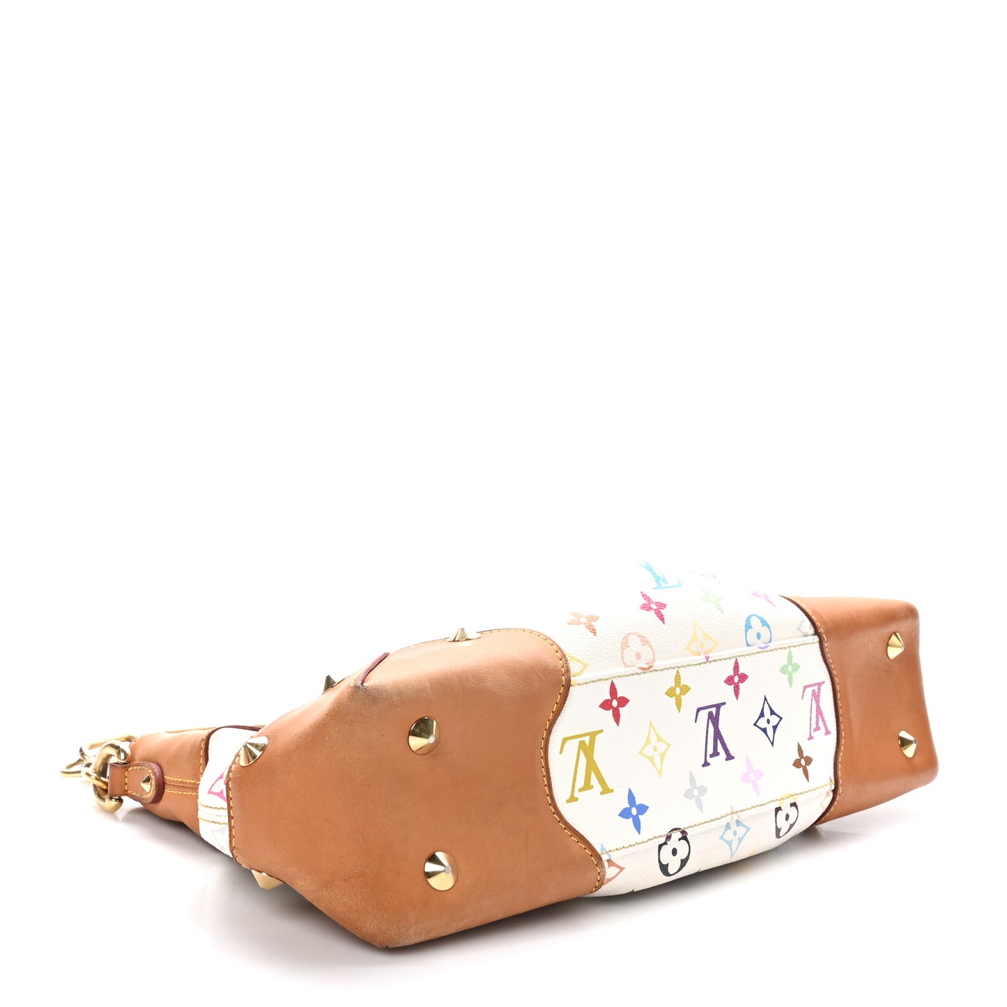 Monogram Multicolor Judy GM White