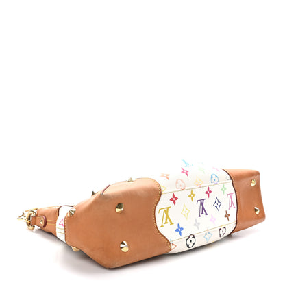 Louis Vuitton Monogram Multicolor Judy GM White 4 of 9