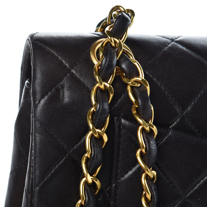 Chanel Lambskin Quilted Small Double Flap Black 12 of 15