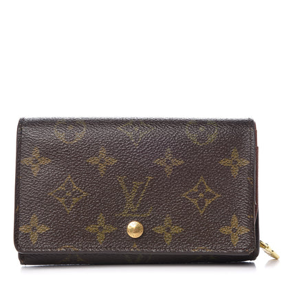 Louis Vuitton Monogram Porte-Monnaie Billets Tresor Wallet 1 of 12