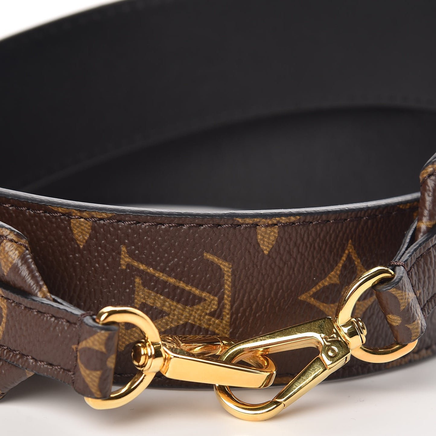 Monogram Bandouliere Shoulder Strap Black