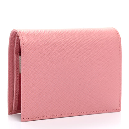 Prada Saffiano Colour Metal Bi-Fold Wallet Petalo 3 of 7