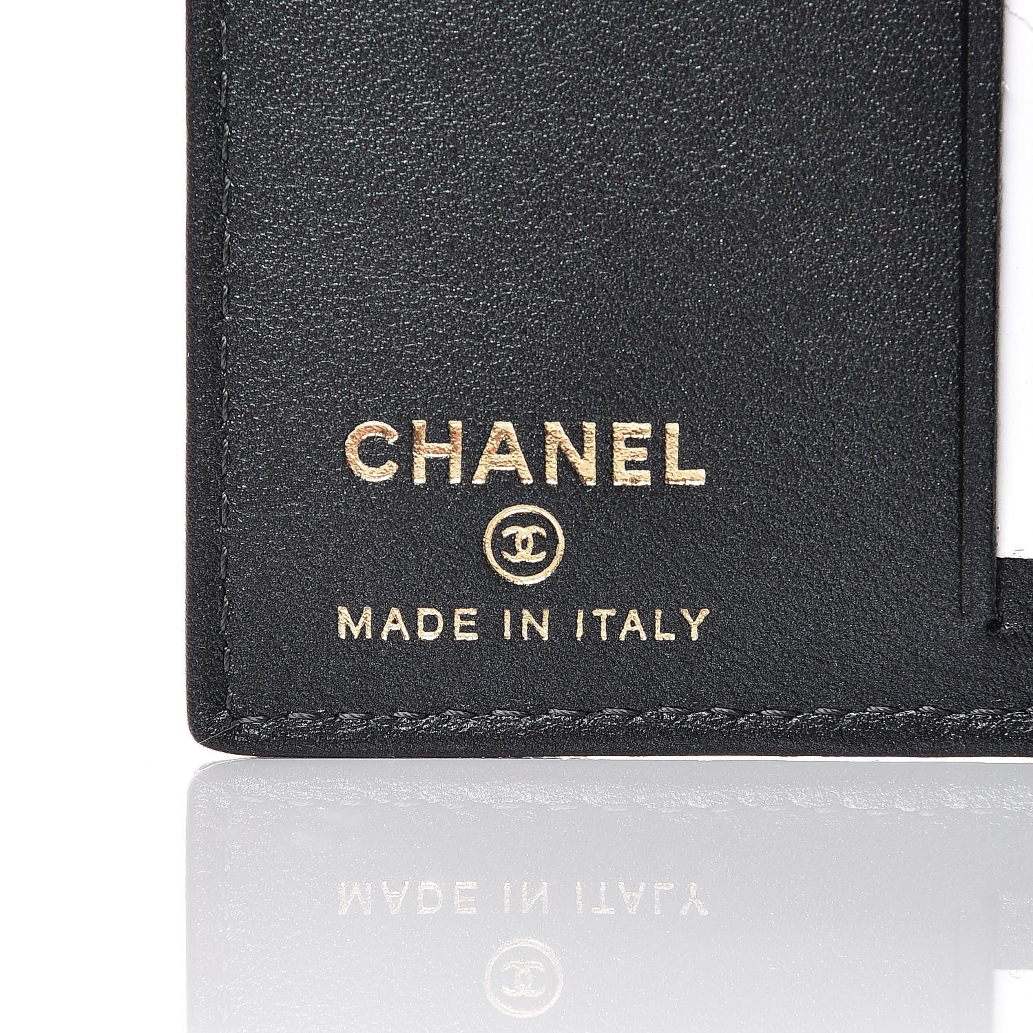 Chanel Iridescent Caviar Quilted Card Holder Wallet Black 6 of 8