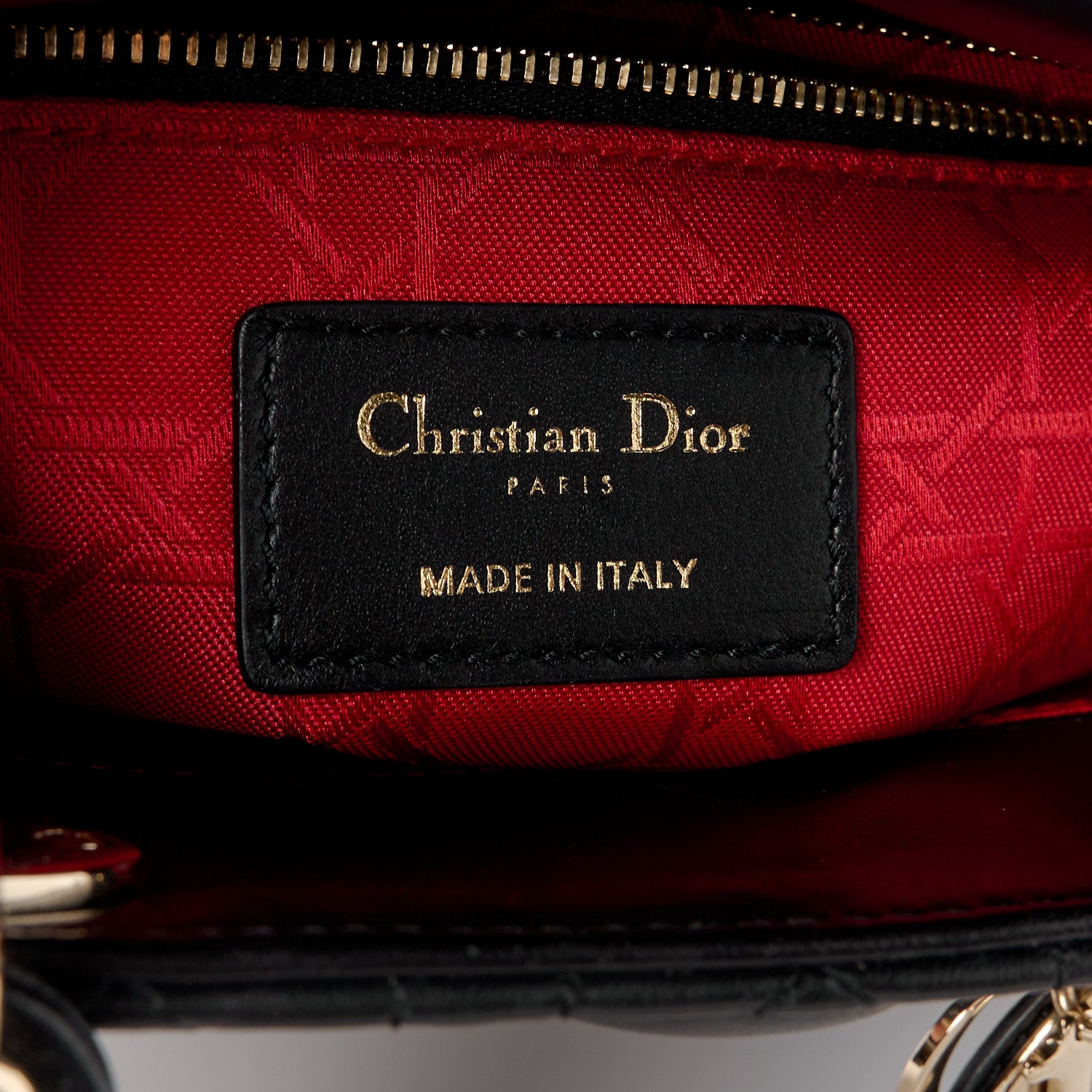 Christian Dior Lambskin Cannage Small My ABCDior Lady Dior Black 6 of 11