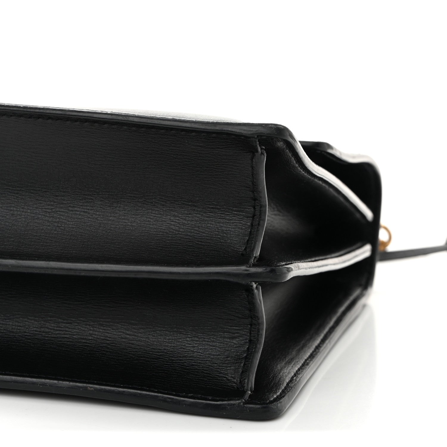 Saint Laurent Calfskin Large Monogram Sunset Black 9 of 11