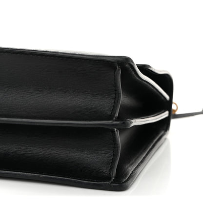 Saint Laurent Calfskin Large Monogram Sunset Black 9 of 11