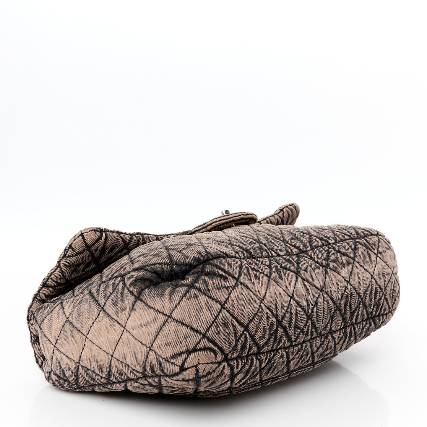 Denim Quilted Denimpression Flap Rose Clair