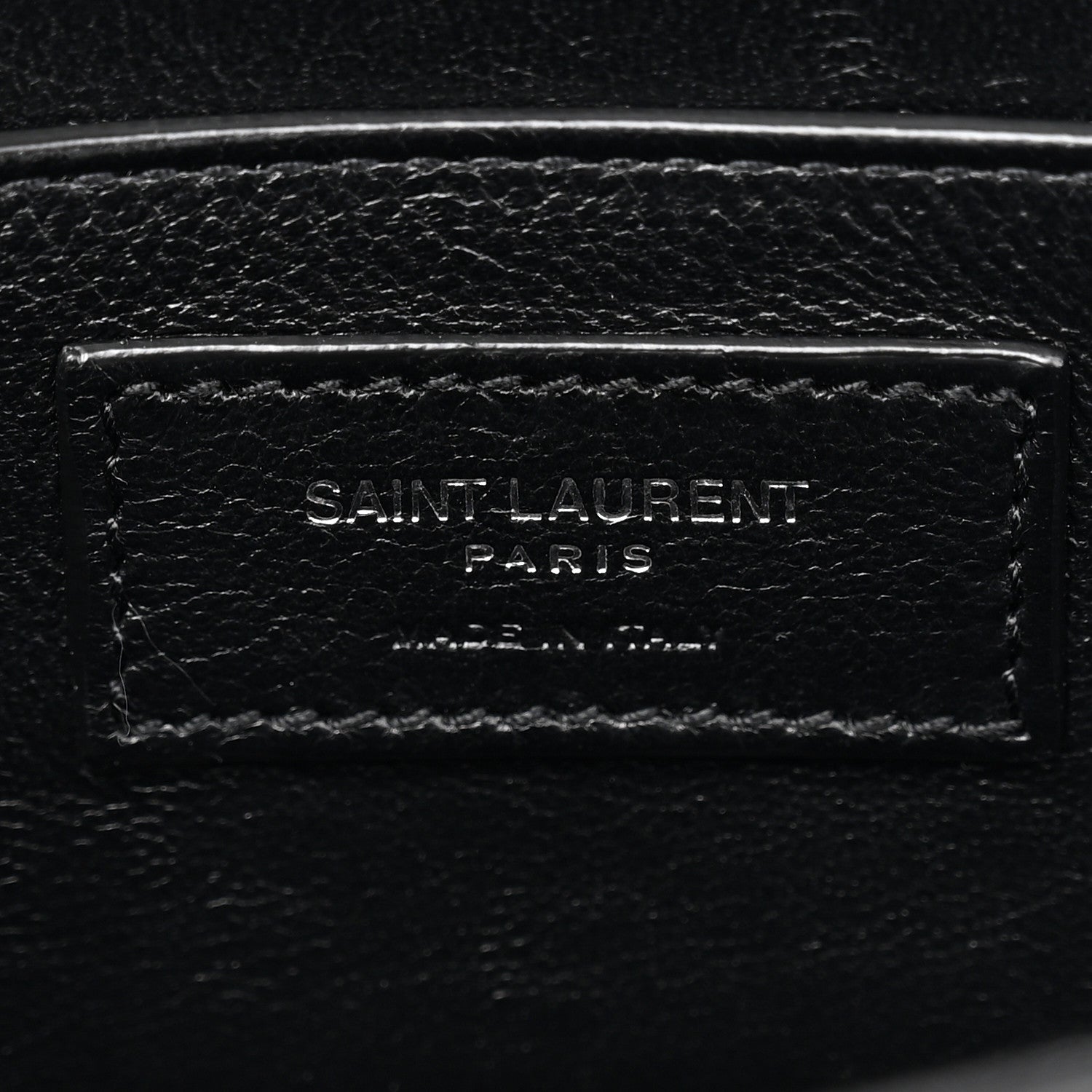 Saint Laurent Box Calfskin Monogram Medium Solferino Satchel Black 6 of 10