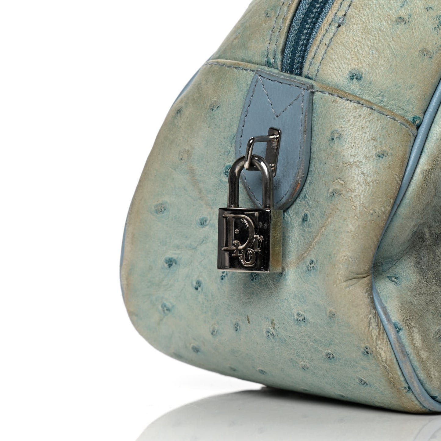 Ostrich Saddle Bowler Blue