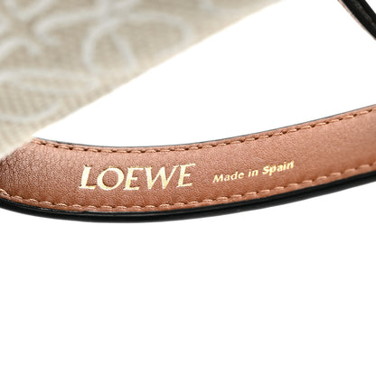 Loewe Jacquard Anagram Calfskin Small Cubi Bag Ecru Tan 6 of 11