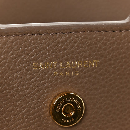 Saint Laurent Calfskin Baby Monogram Downtown Cabas Beige 7 of 10