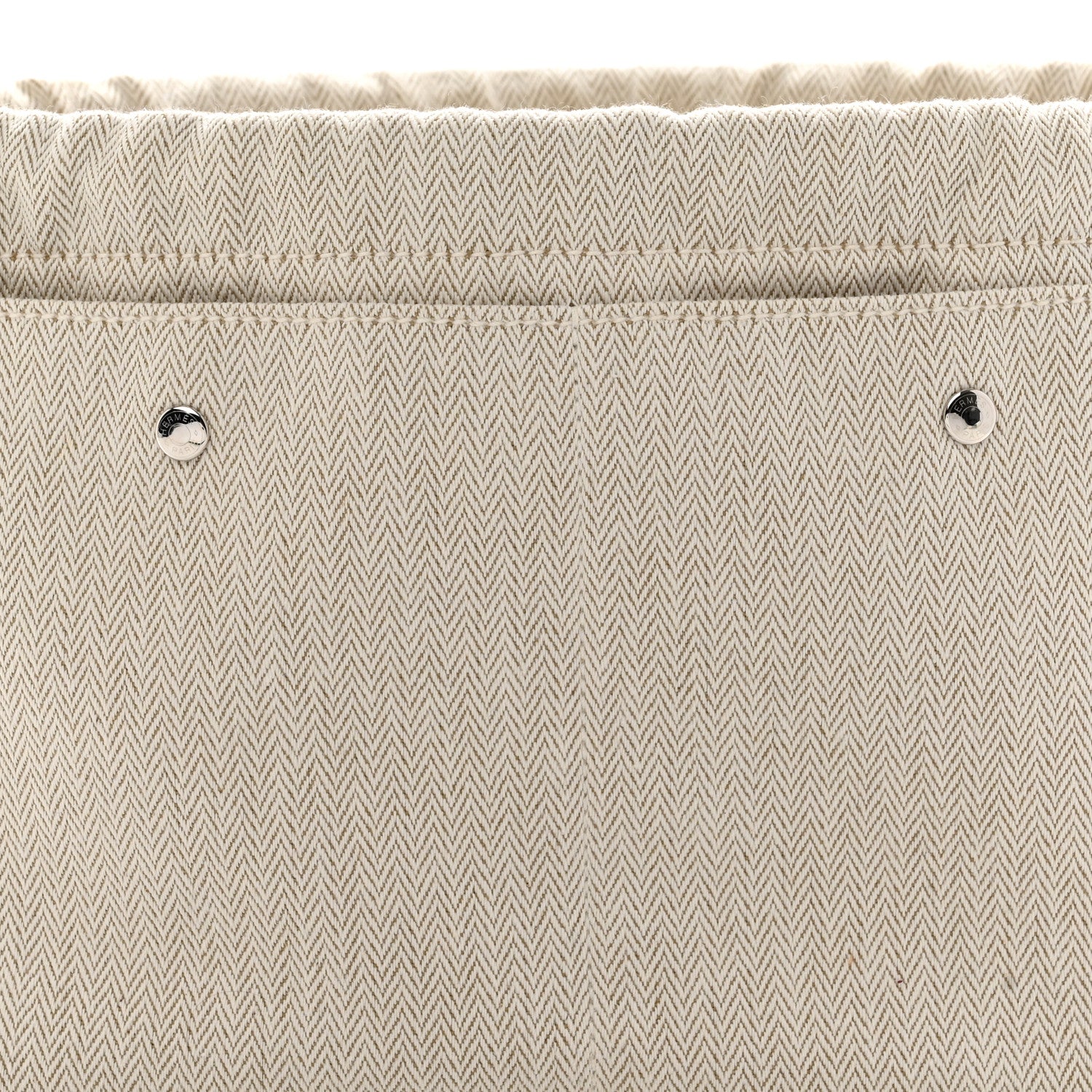 Hermes Canvas Barenia Fourbi 25 MM Pouch Naturel Fauve 8 of 10
