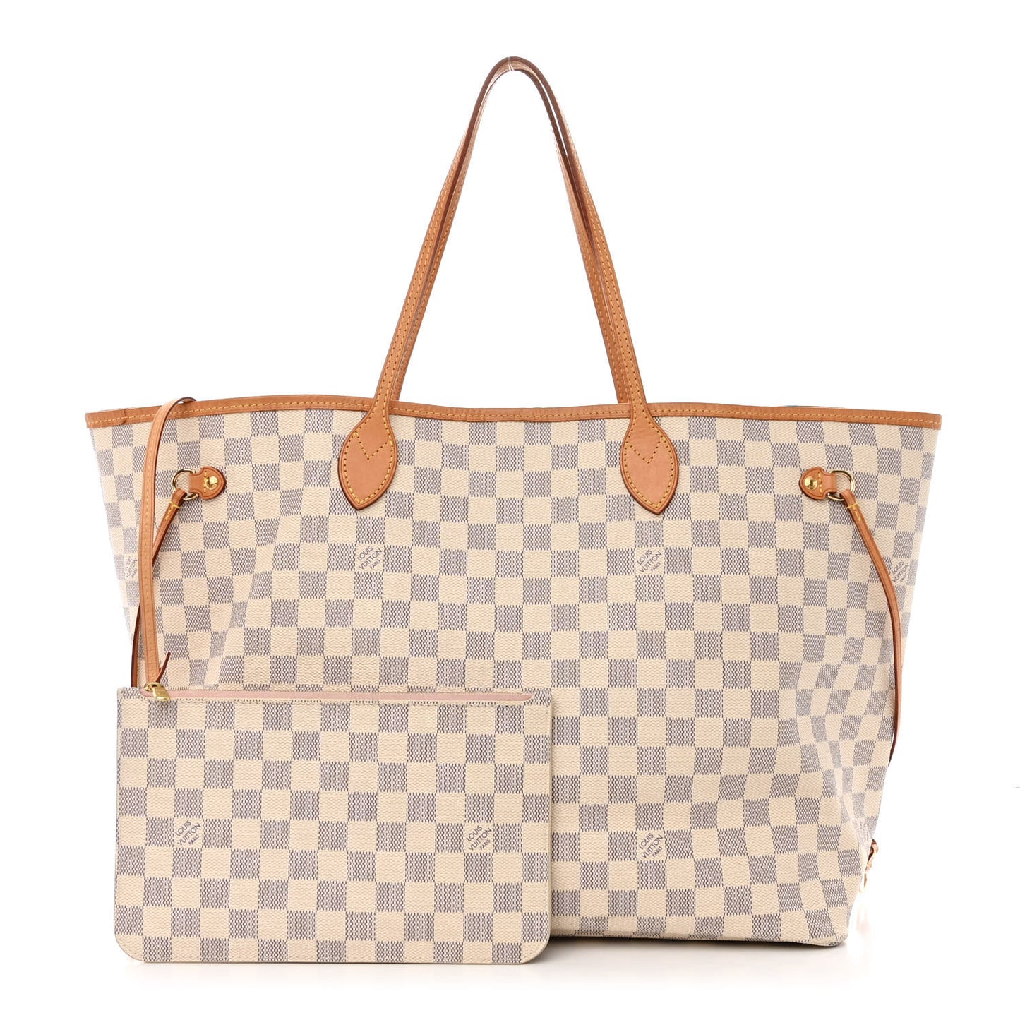 Damier Azur Neo Neverfull GM Rose Ballerine