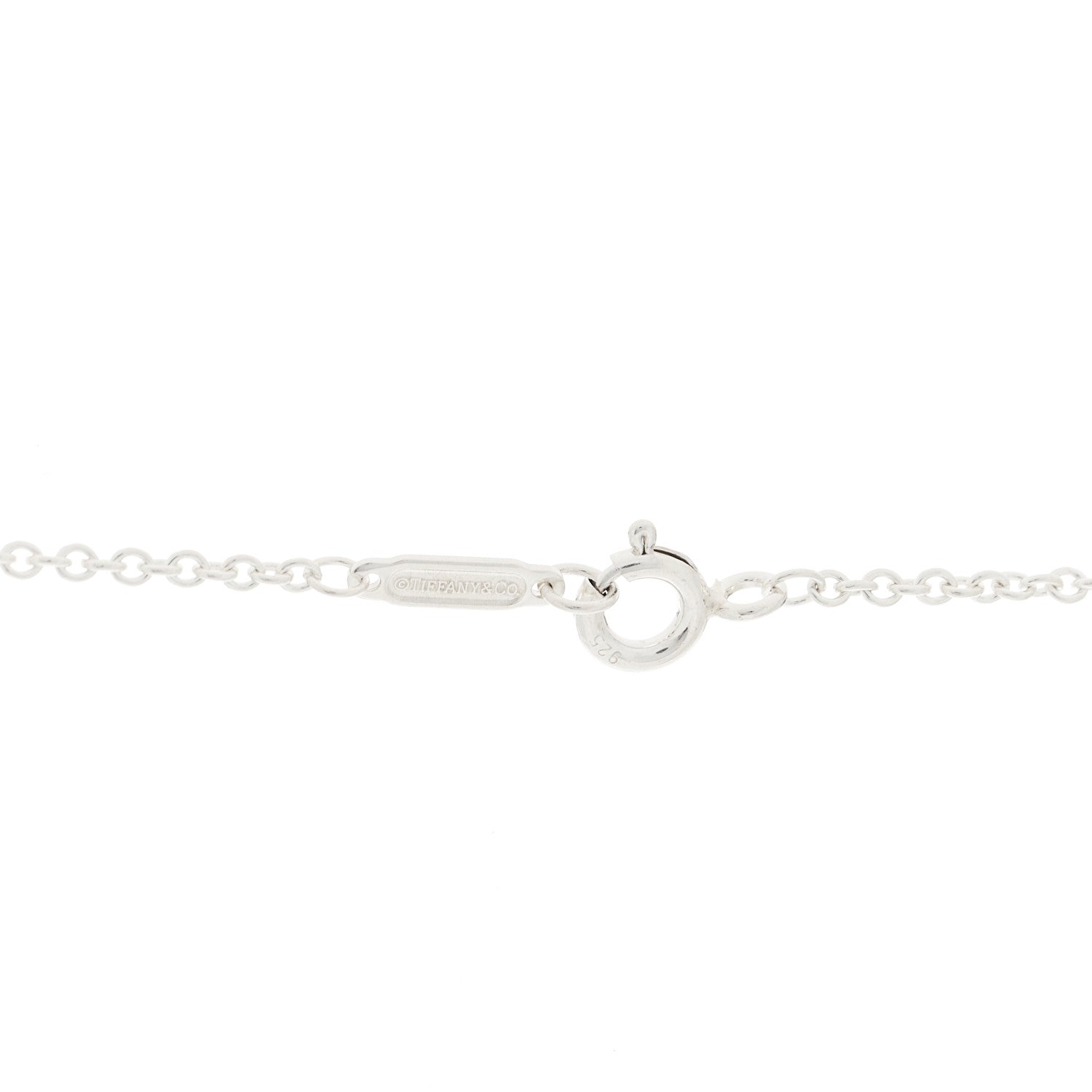 Tiffany Sterling Silver Return To Tiffany Heart Pendant Necklace 5 of 7