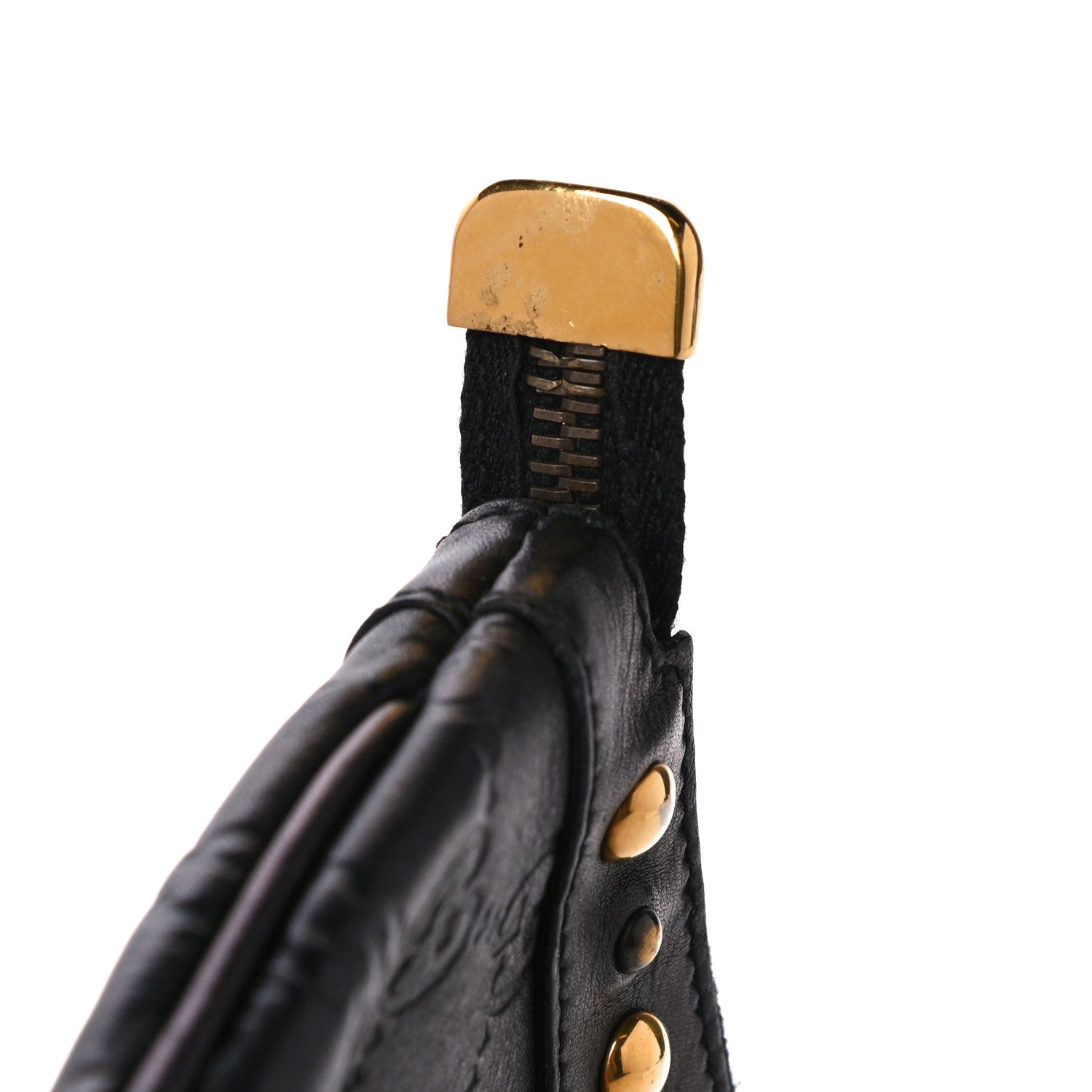Gucci Guccissima Babouska Wristlet Black 13 of 14
