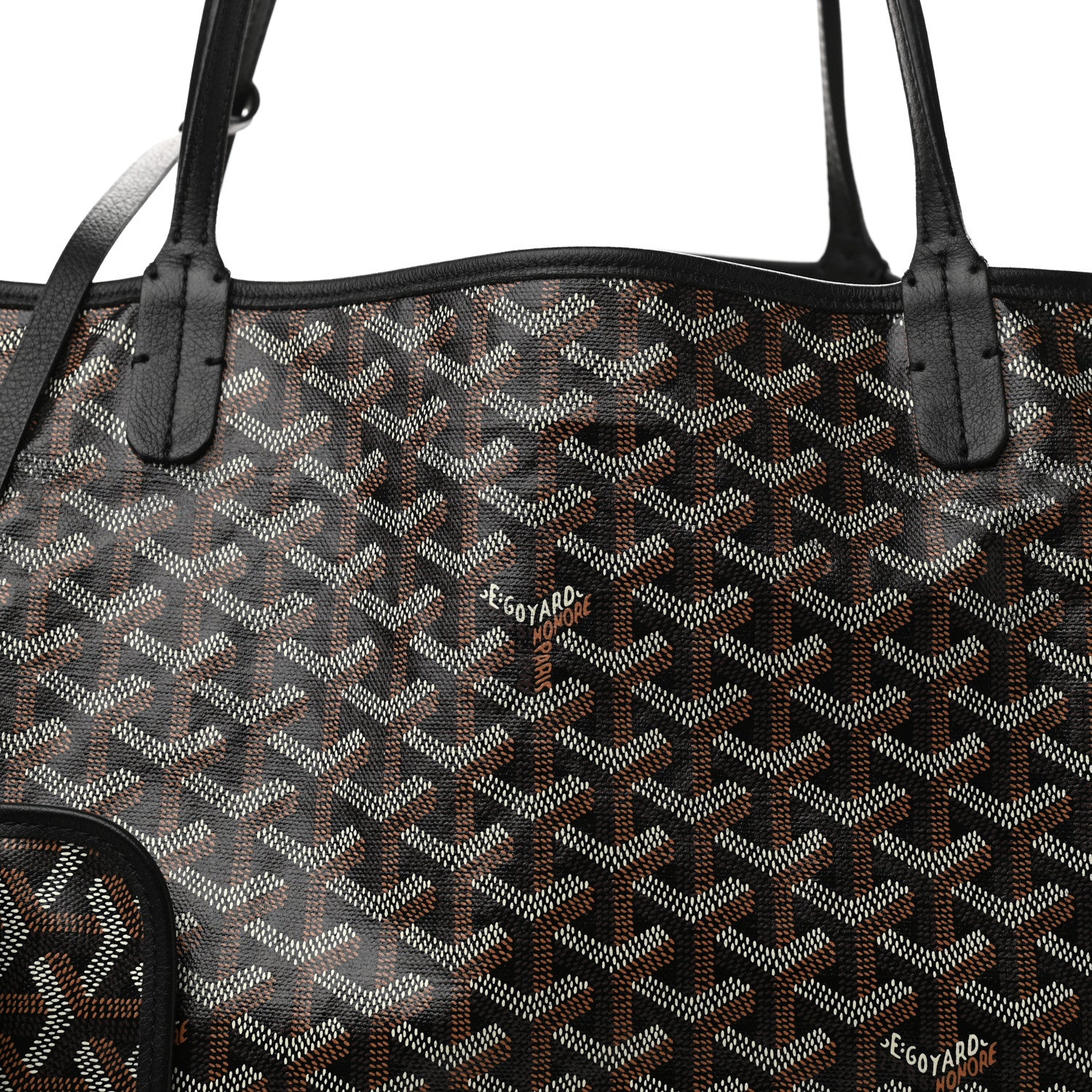 Goyard Goyardine Saint Louis GM Black 8 of 10