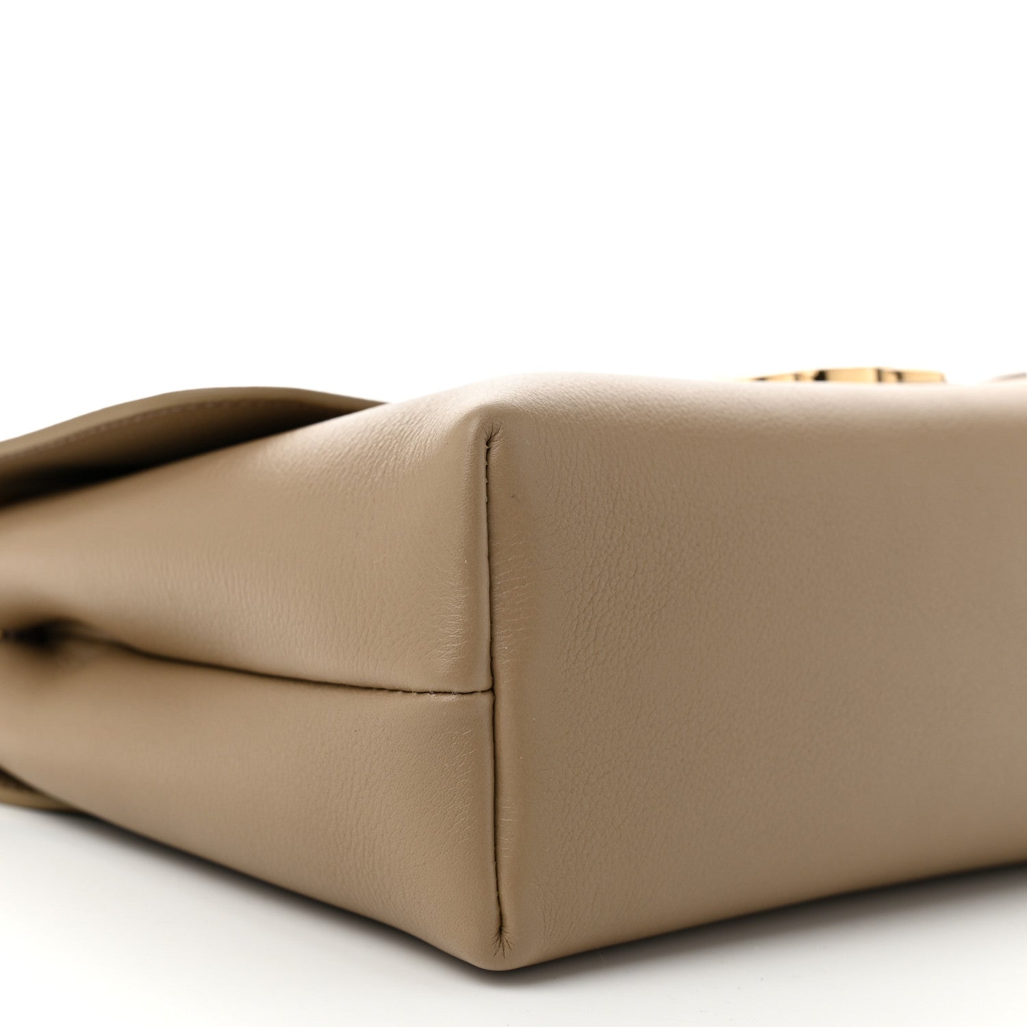 Celine Supple Calfskin Medium Victoire Bag Brown Sepia 1663780