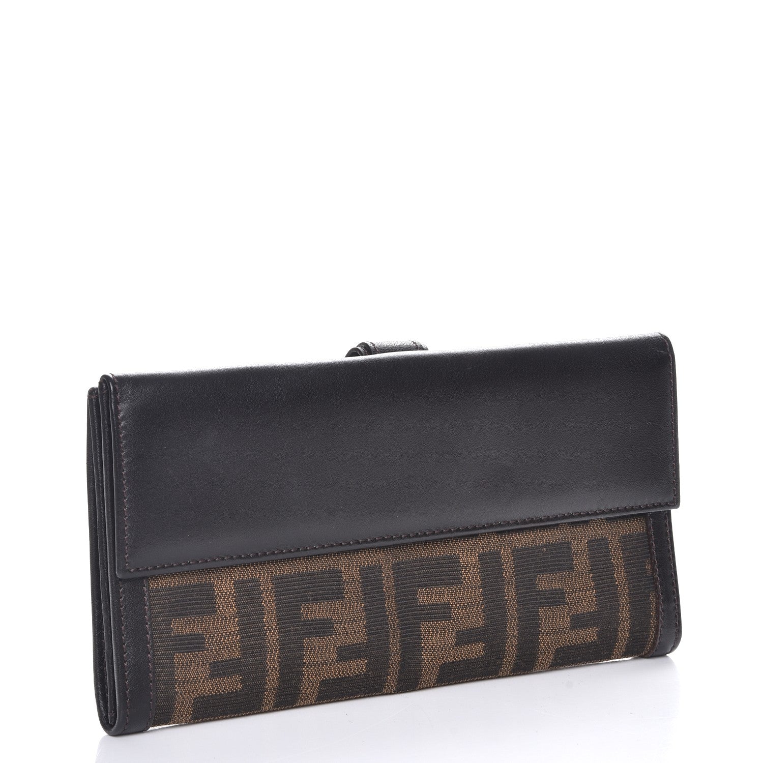 Fendi Zucca Continental Wallet Tobacco 3 of 8
