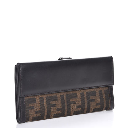 Fendi Zucca Continental Wallet Tobacco 3 of 8