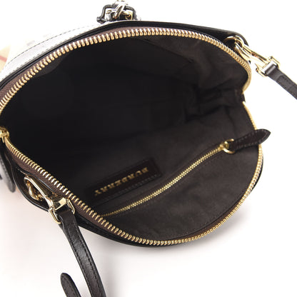 Burberry Haymarket Check Small Primrose Crossbody Bag Chocolate 5 of 12