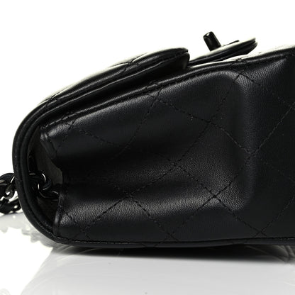 Chanel Lambskin Quilted Mini Square Flap So Black 5 of 8