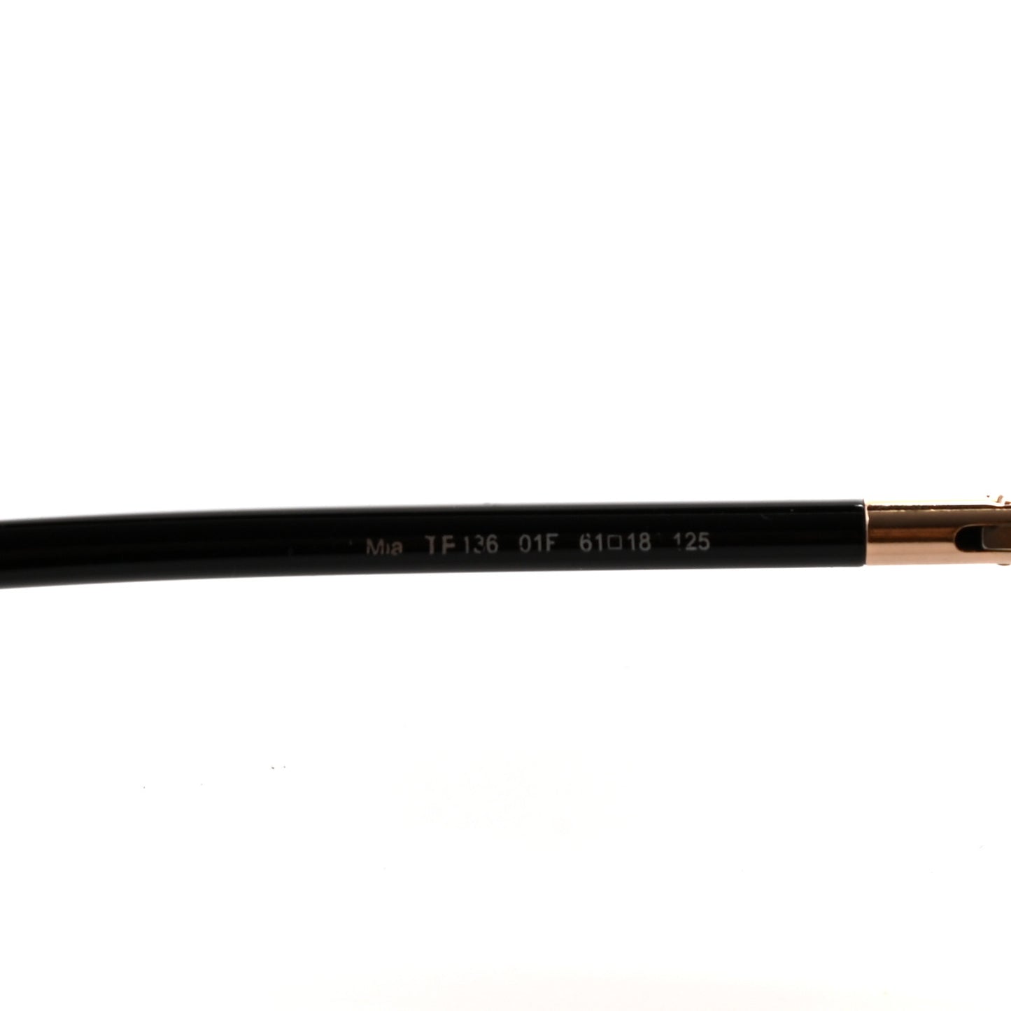 Mia Soft Rounded Sunglasses TF136 Black