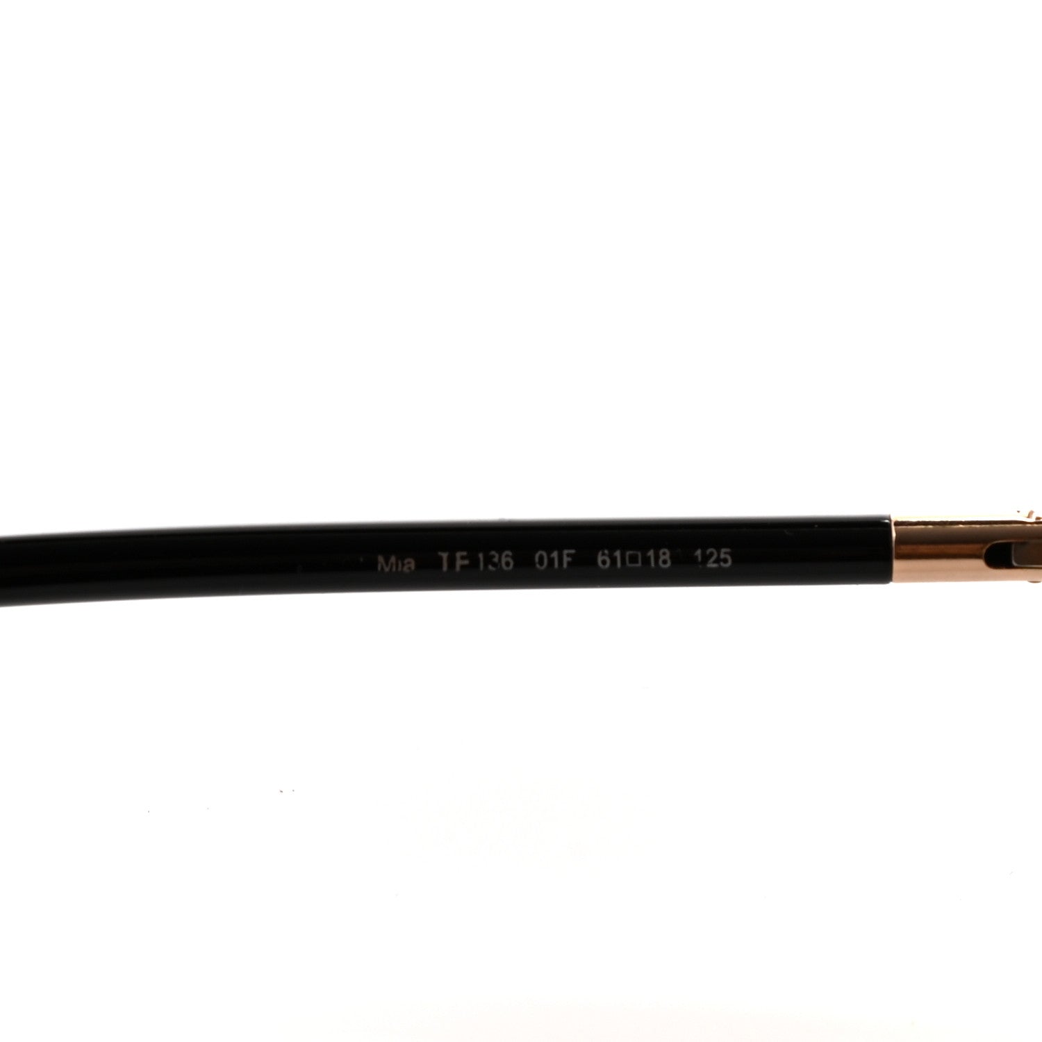 Tom Ford Mia Soft Rounded Sunglasses TF136 Black 6 of 10