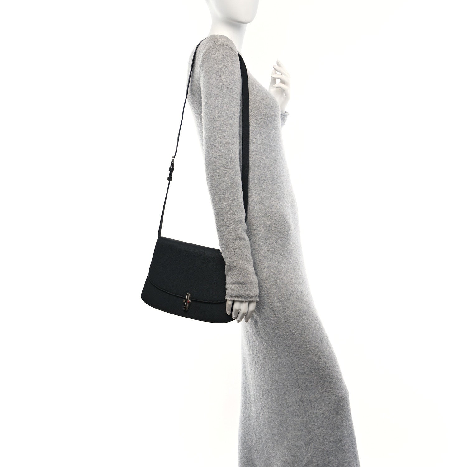The Row Grained Calfskin The Sofia 10 Crossbody Black 2 of 9