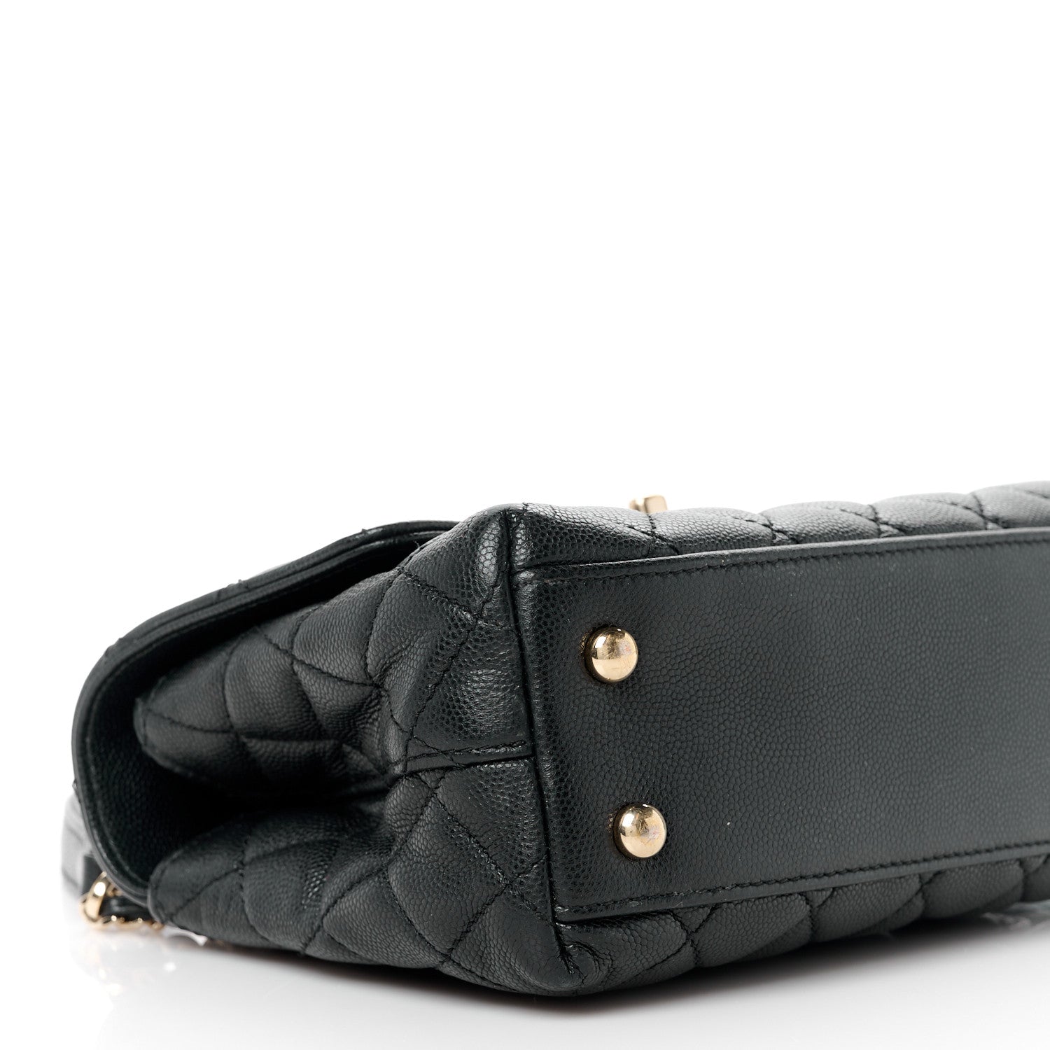 Chanel Caviar Quilted Mini Coco Handle Flap Black 10 of 11