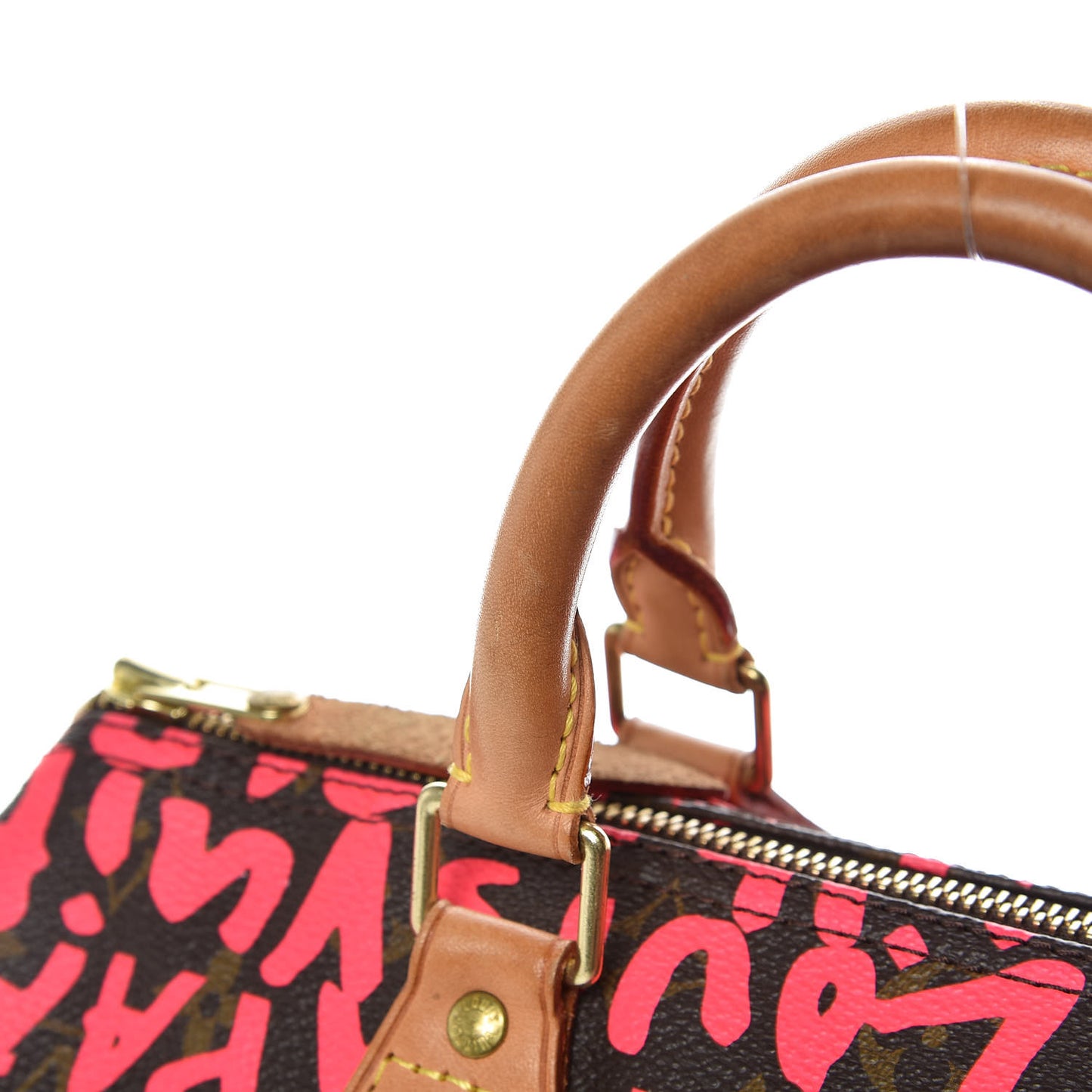 Monogram Graffiti Speedy 30 Fuchsia