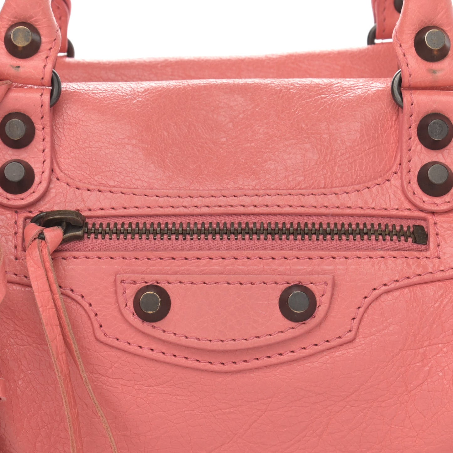 Agneau Classic Hardware Mini Twiggy Rose Azalee