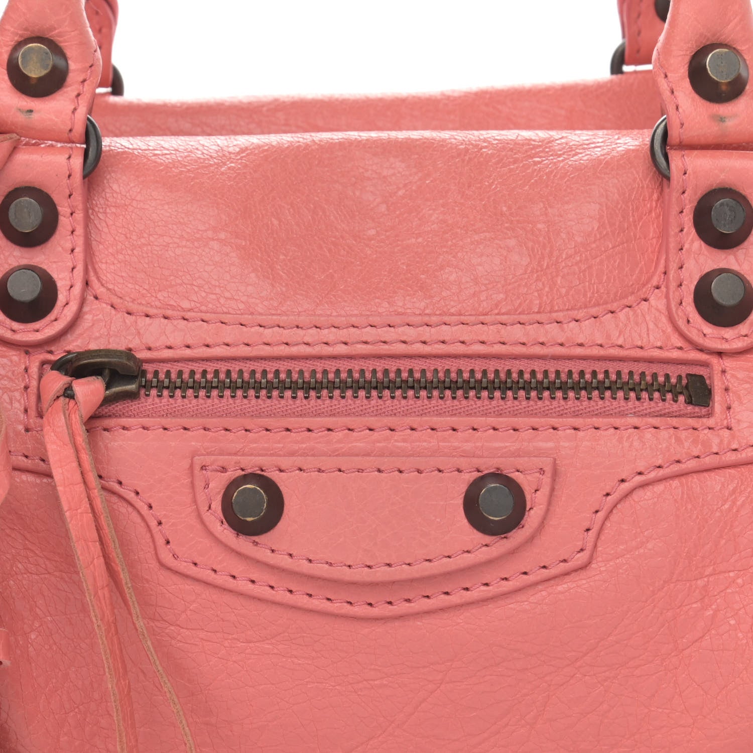 Balenciaga Agneau Classic Hardware Mini Twiggy Rose Azalee 7 of 14