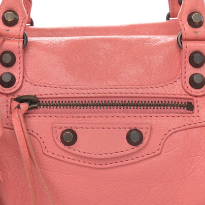 Balenciaga Agneau Classic Hardware Mini Twiggy Rose Azalee 7 of 14