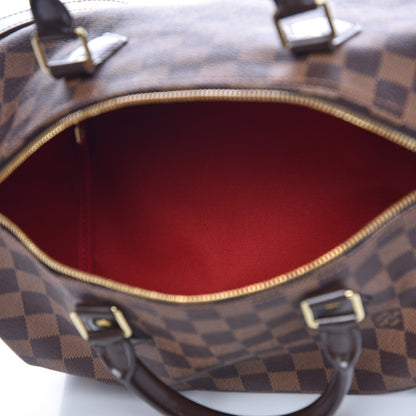Louis Vuitton Damier Ebene Speedy Bandouliere 30 6 of 12